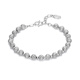 Heye Shining Star Beads Pt950 Platinum Bracelet Bracelet Women's Platinum Opening Adjustable Coin Beads Star Beads Pt950 Platinum Bracelet 12.59 grams (can be worn on clean hands between 14cm and 15cm)