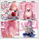 
Keba's Eye of Deep Sky Small Mirror Anime Songs Cody Student Makeup Mirror Mini Cartoon Peripheral Double-Side Folding Mirror TX13795 Square Mirror/Double-Side Pattern