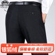 Classic car middle-aged and elderly dad pants autumn and winter plus velvet loose trousers spring and autumn elderly pants men's summer trousers summer silk thin 9905 elegant gray 29 size 2 feet 2 waist circumference