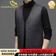 NasawassUp Leichte Luxus doppelseitige Wollweste Männer High-End Warm Woll Weste Business Anzug Pferd Clip Casual Weste Männer 2391 Kamel M 170