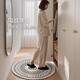 Cartifiya cloakroom carpet is round, high-end design, light luxury and good-looking, recommended by internet celebrities, popular model Clothes, diameter 1 meter round