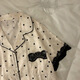 Cailei Kelai韩系感冰丝春夏季薄款睡衣女爱心开衫可外穿家居服女套装批发 LW-9214# M 【建议80-100斤】