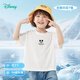 迪士尼（Disney）童装男童T恤迪士尼宝宝系列卡通舒适透气短袖T恤 212S1502紫底米 110