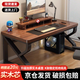 New appearance principle computer desk desk home study writing desk desktop office simple desk gaming long table XZ25 120*60cm thick solid wood core - enhanced version