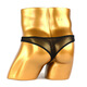 Herren-Tanga komfortable und sexy Männer Unterwäsche Spitze Low Taille enge hohle transparente Netz trendy Herren-Tanga XR-1533a-Blue Lace Hollow Tk All Size