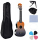 Toys ukulélés de guitare pour débutants de 21 pouces pour jouer au ukulélé