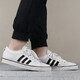
Adidas new men's shoes sneakers summer low top cushioning anti-slip casual canvas shoes breathable lightweight aw3889/small white shoes 42