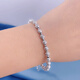Heye Shining Star Beads Pt950 Platinum Bracelet Bracelet Women's Platinum Opening Adjustable Coin Beads Star Beads Pt950 Platinum Bracelet 12.59 grams (can be worn on clean hands between 14cm and 15cm)