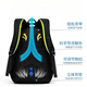 Qingchen allemand Junior School Élèves d'études écoliers réduction du fardeau masculin et protection Junior School élèves sac à dos léger étanche à grande capacité des élèves de lycée gris et noir standard / notes 4 à 8 ans]