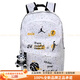 Jordan custom bag Jordan stars basketball theme graffiti lovers casual backpack regular men and women baby's breath