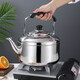 Wilkie open fire kettle gas stainless steel kettle gas stove gas stove kettle soup kettle household induction cooker special kettle (20*13cm) 4L