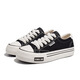 Frauenschuhe für Frauen im Sommer Neue Dickdick-Canvas-Schuhe für Frauen vielseitige Freizeitbrettschuhe für Männer und Studenten Paar Sportschuhe für Frauen schwarze Leinwand (Flaggschiff) 37 (Frauenmodell)
