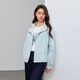 
Fiber Show [Simple Casual Sports Hooded Zipper All-match Jacket] Large Size Women's Fat mm2025 Spring New Style Goose Yellow XL