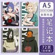 
Orlandi Naruto laptop soft rubber set notebook Naruto peripheral Uchiha Sasuke Itachi Naruto Orochimaru Homoline Notepad Laptop BG13571