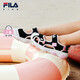 Fila Fila children's shoes children's sandals 2025 summer new river tracing shoes for boys and girls outdoor shoes trendy black/female pink-BP 31