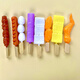 Blessing Kitchen Playing House Toys Children's Girls Simulated Food Barbecue Skewers Breakfast Dessert Bun Cooking Set 58-Piece Set-Mixed Random + BBQ Stove