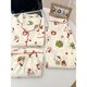 Catman Miiow2025 Nouveau modèle Pajamas pour femmes de cette année en été, les manches courtes minces de coton yunduo cotton peuvent être portées sur le jeu à trois pièces extérieur 9922 # Yunduo Cotton trois pièces M [3 fois plus soft que le tissu ordinaire]