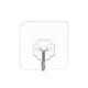 Transparent strong hook without punching, traceless adhesive hook, acrylic coat hook, wall hanging coat hook behind bathroom living room door, traceless adhesive hook, strong and firm, 10 pieces