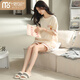
Modal 2025 new pajamas for women's summer pure cotton shorts shorts spring and autumn summer style can be worn outside home clothing suit ZH-9856# shorts M (80-100Jin[Jin equals 0.5 kg])