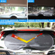 Suitu Car Mesh Shading Car Side Block Side Fenster Sonnencreme Isolation Film Saugnapfschattierungsnetzvorhang R-3937 Maschenblock (mit 2 Löchern
