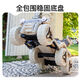 Raft core toy car children's excavator is super large and can sit for people toys for women and boys remote control electric excavator can sit for engineering car Milk color [electric digging arm] Bluetooth lighting music Double + custom soft wheel [12V12 Super Via battery] Remote control four-wheel drive