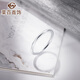 Caibai Jewelry Platinum Ring PT950 Simple and Versatile Plain Ring Platinum Round Stick Ring Price Approximately 1.40g Approximately Size 10