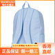 阿迪达斯 （adidas）【定制包】  经典3道杠徽标个性印花拉链开合 织物 双肩包 女款 可爱猫咪