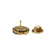 Cijia Herren Brosche Anzug Brosche mechanische Gold/Silber -Gold -Pin -Anzug Punk Korsett Schnalle Silber Bewegung Brosche + Manschettenknall -Set