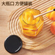 Xingfang sealed jar glass bubble bottle pickle jar pickled pickles honey empty bottle storage jar six-sided bottle 6 pieces 500ml