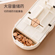 Weijian medicine cutter medicine splitter accurate one-half-two-quarter tablet splitting artifact repackaging portable medicine box cream white