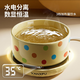 CLCEY恒温猫咪饮水机酸奶机冬季加热罐头喝水碗陶瓷保温喂水饮水器宠物 釉黑350ml陶瓷碗+2档恒温垫