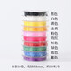DIY 10 rolls of 10 meters wear-resistant flat wire high elastic thread bracelet elastic rope beaded toy mobile phone chain necklace lanyard color 1 1 tube 10 rolls