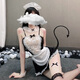 维多利亚的格调可爱女佣连衣裙洛丽塔cos性感免脱女仆装制服诱惑睡衣服 7911女仆+7027粉护士【送模特同