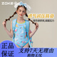 
ZOKE Swimming Backpack Children's Large Capacity Storage Bag Dry Wet Separation Men and Women Swimming Fitness Sports Swimming Backpack Large Forbidden City Snow Two-Piece Pack 05139+Swimming Cap 3271
