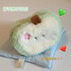 AIOSC cartoon plush coin wallet miscellaneous storage bag headphones bag lipstick key ID cute small card bag birthday gift green apple