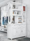 Yusenyi Living Room Partition Cabinet Porch Shoe Cabinet Chinese Double-Side Solid Wood Wine Cabinet Against the Wall Wine Cabinet Entering the Door Room Hall Cabinet Screen Entering the Door 9902#1.2m Haitang Color Frame Structure Assembly