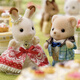 
Sylvanian families (Sylvanian families) Limited 40th anniversary Cookie Bear Sister and Brother Playing House Girl Toy Doll Set