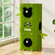 Yupetfang Tree Cave Cat Nest Cat Villa Multi-layer Cat Nest Four Seasons Universal Cat Climbing Frame Cat Scratching Board Jumping Platform All-in-one Wear-Resistant and Non-shedding Three-layer Olive Green Villa Cat Nest
