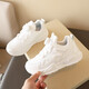Warrior children's running shoes, sports campus white shoes, versatile casual shoes WZ(CL)-1134 white 33