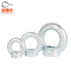 Baodefeng iron galvanized lifting eye nut DIN582 lifting nut ring nut lifting lug ring lifting ring German standard carbon steel lifting eye nut 304 national standard M20 (1 piece)