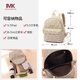 LMK French LMK Genuine Leather Sac à dos pour les femmes Small 2025 Nouvelles femmes occasionnelles Femmes Femmes et voyage Mini Backpack Grey Small Trumpet [Cowhide]