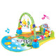 Nanguo Baby Treasure 838-53 Spaß und multifunktionales Klavierbaby Fitnessstand Drei Spielsachen für Spielmodus sitzend Deckenhimmelblau