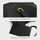 Charles/Keith25 Summer Nuevo producto de piel de oveja suave Single Shoulder Crossbody Bag Bag SL2-40681199 Negro M