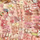 Pink Hair Clip 50 Set süßer Haarclipanzug süße Mädchen Herzknall Clip Japaner Cartoon Kopfschmuck Clip Pink 20 zufällige Haarklammern