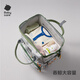 Babycare Mother Bag Multifuncional Ligero Ligero Gran capacidad Mochila de moda Baby Beca Rosa gran tamaño