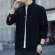 Corduroy long-sleeved shirt for men spring and autumn new workwear multi-pocket top casual shirt jacket retro style gray 2XL