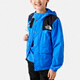 北面北面THE NORTH FACE 童装 拼接连帽长袖字母Logo防风防晒 蓝色 均码 120