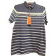 Nuevo verano de manga corta y 2 camisetas para hombres negocios casual y cómodo de algodón de algodón sin planchar collar d12083 d12083 verde claro s