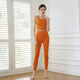 OEING yoga clothes set female fairy spirit high-end professional Pilates summer new style temperament fashion sports fitness beautiful back orange orange L