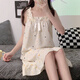 La chemise de nuit de la 20e fille de l'école d'été étudiante Internet célèbre veste robe mignon sweet ins sweet sweet robe pyjamas m 5009 # bear m 160